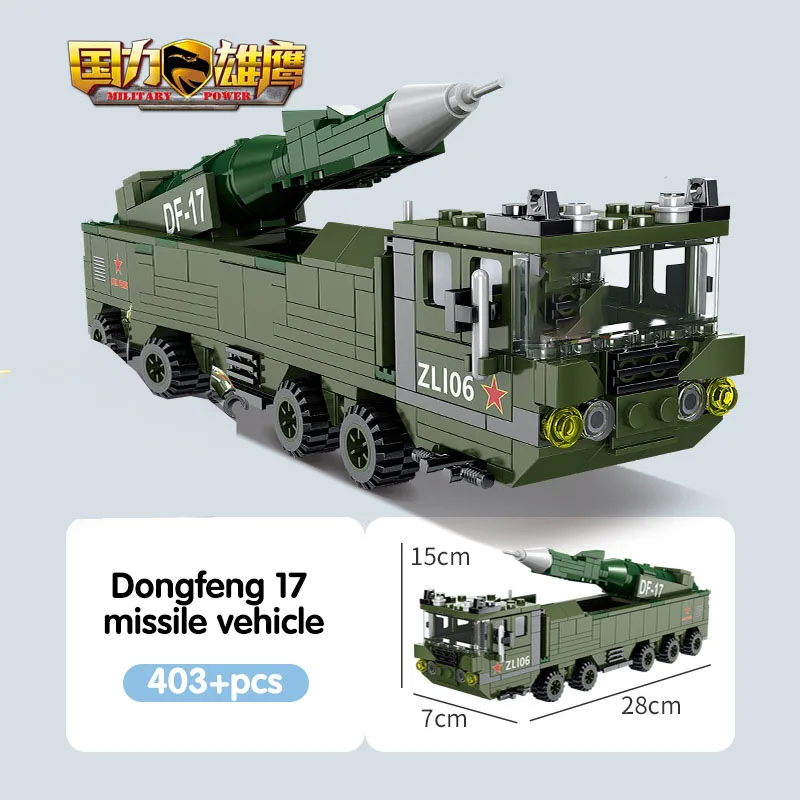 KAZI Vojenské Vozidlo Rovine Missile Launcher Nádrž Výzbroj Armády Fighter Zbraň Model Stavebné Bloky pre Deti, Vzdelávacie Hračky Sady