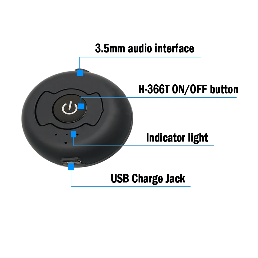 Kebidu 3,5 mm Bluetooth4.0 Vysielač Multi-prístupu Bezdrôtovej Blutooth Audio Hudbu Stereo Dongle Adaptér pre TV, PC Počítač