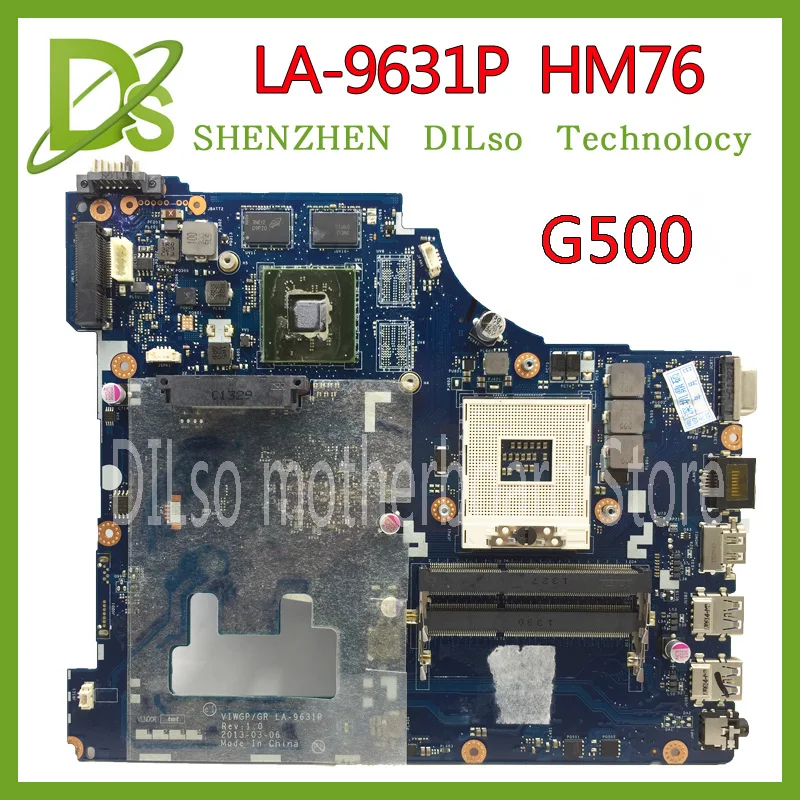 KEFU LA-9631P Pre Lenovo G500 Notebook Doske VIWGP/GR LA-9631P REV:1.0 HM76 podporu i3 i5 i7 cpu Test