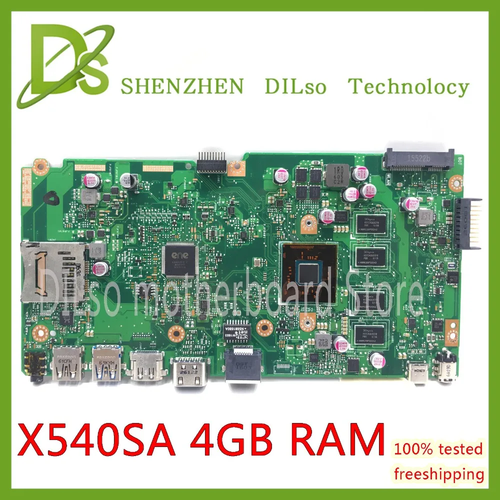 KEFU X540SA Doske vhodný Pre ASUS X540SA X540 X540S N3700/N3710 CPU Notebook Doske 4 gb PAMÄTE test Doske pracovať