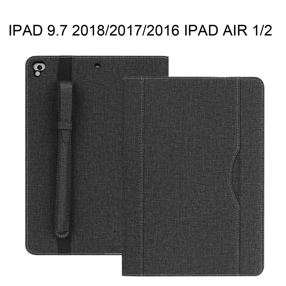 Kemile puzdro Pre ipad 2018 9.7 Ultra Tenký Kryt Ochranný Stojan Prípade W Ceruzka Držiteľa Kryt Pre iPad 9.7 2018 A1893 A1954 Prípade