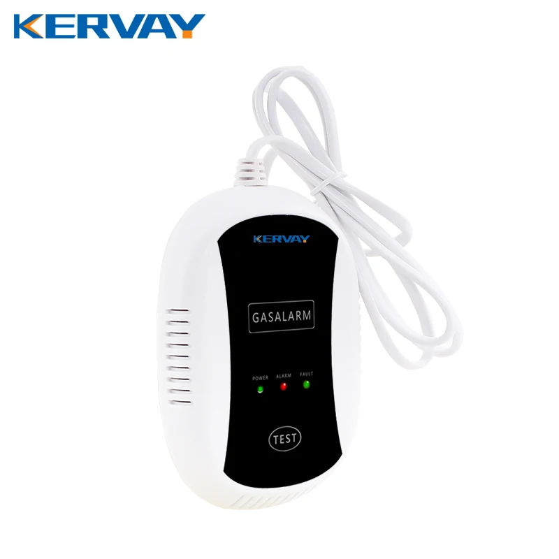 Kervay 433MHZ Bezdrôtový Detektor Plynu Zemný Plyn, Alarm, Bezpečnostné Zariadenie Kuchyne Ochranný Plyn Alarm Senzor pre Home Security
