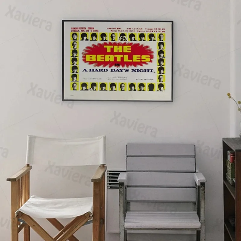 Klasický Britský Rock Band Beatle Retro Vintage Poster Plátne Obrazy Domáce Dekorácie Obývacia Izba Art Obraz Na Stenu Nástenná Maľba