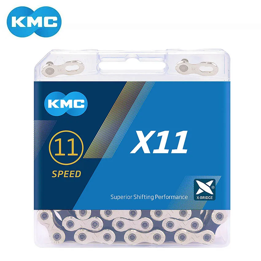 KMC X11.93 X11 MTB, Road Bike Reťazca 118L 11 Rýchlosti Horský Bicykel Reťazca S Originálne krabice a Magické Tlačidlo