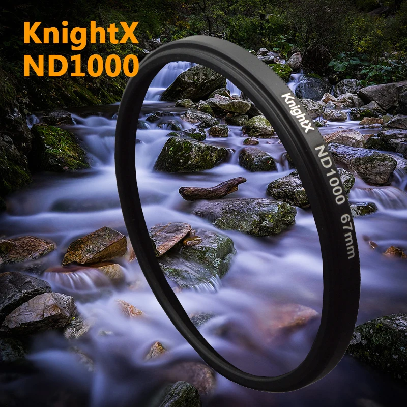 KnightX 52mm 58mm 67mm Neutrálne ND 1000 ND1000 filter PRE Canon, nikon EOS 1100D 700D 650D D5200 D5300 Digitálneho Fotoaparátu Objektív