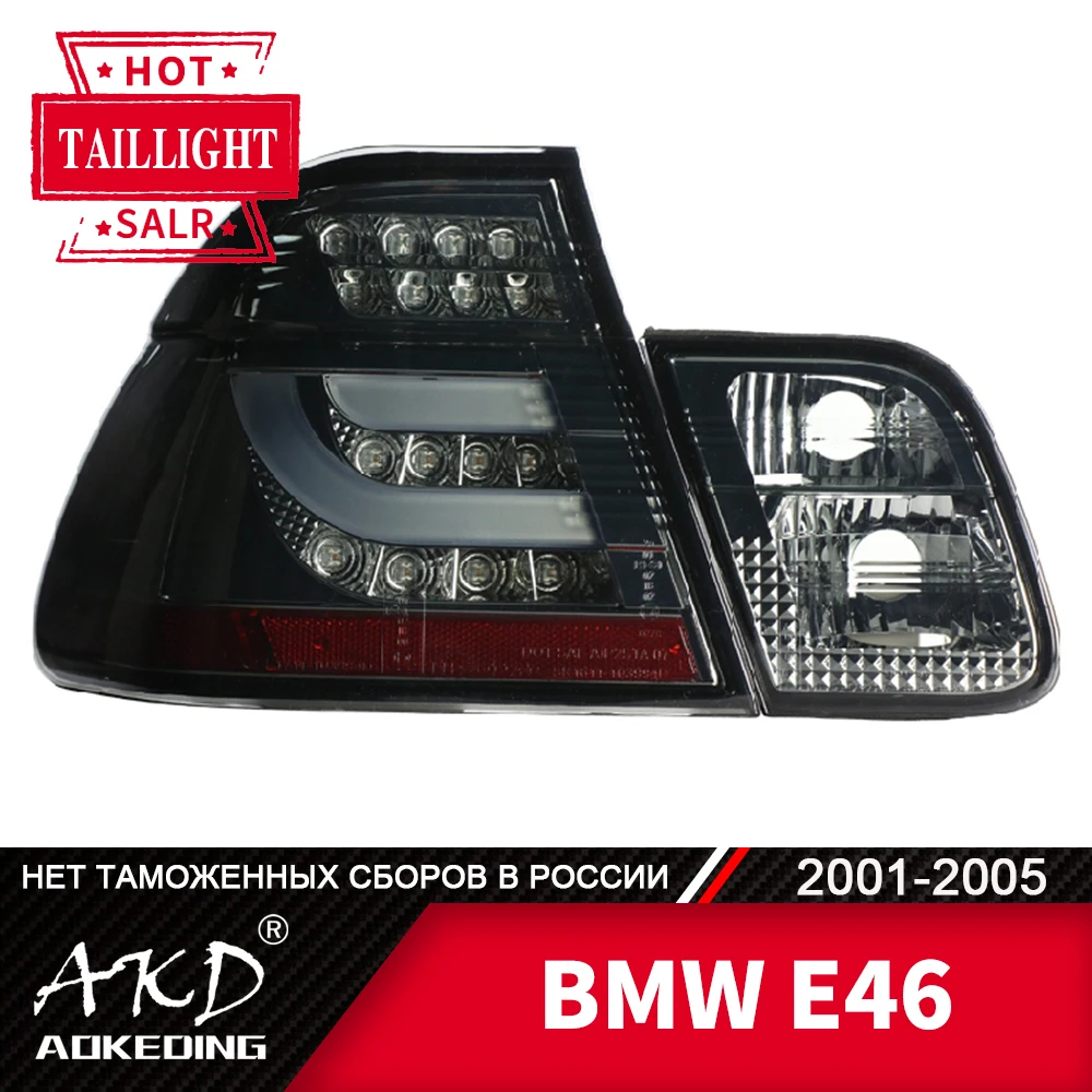 Koncových svetiel Pre Vozidla BMW E46 2001-2005 316i 318i 320i 325i LED zadné Svetlá Hmlové Svetlá Deň Beží Svetla DRL Tuning Autá Príslušenstvo