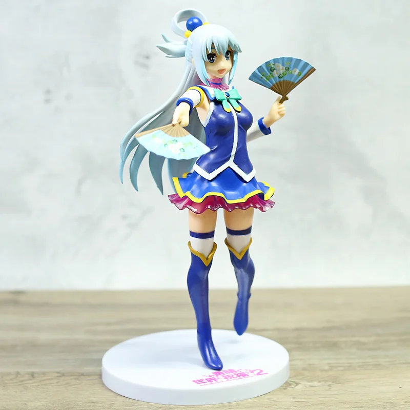 Konosuba: Božie Požehnanie na Tento Nádherný Svet! Aqua PVC Obrázok Anime Dievča Brinquedos Model Hračka