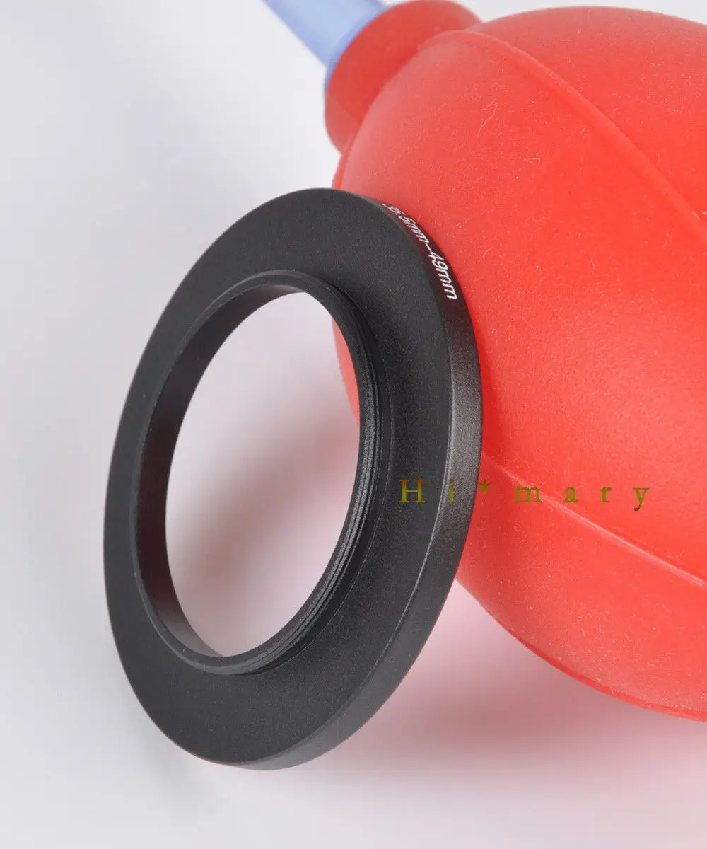 Kovové 35.5-49 mm kovové objektív filter krok krúžok adaptér krúžok pre dslr fotoaparát objektív