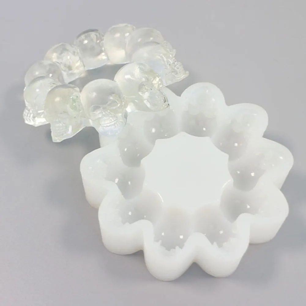 Kreatívne Transparentné Silikónové Formy Sušené kvety Živice Dekoratívne Plavidlá DIY lebky Typ epoxidové živice formy pre šperky 2020 Nové