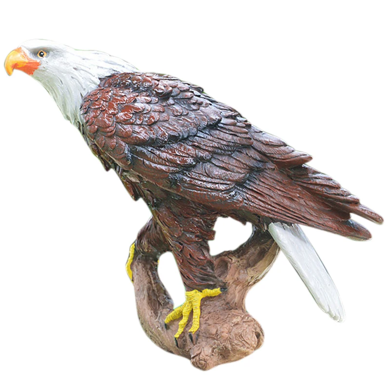 Kreatívne Živice Eagle Socha Dekoratívny Ornament Fáze Rekvizity Záhradné Dekorácie