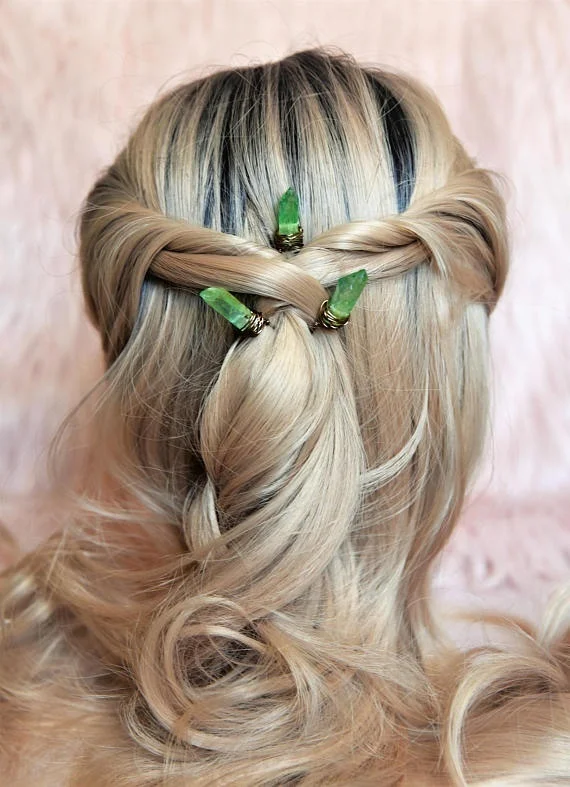 Kremeň Vlasy Kolíky Svadobné Crystal Svadobné Doplnky Do Vlasov Vlasy Kolíky Svadobné Šperky