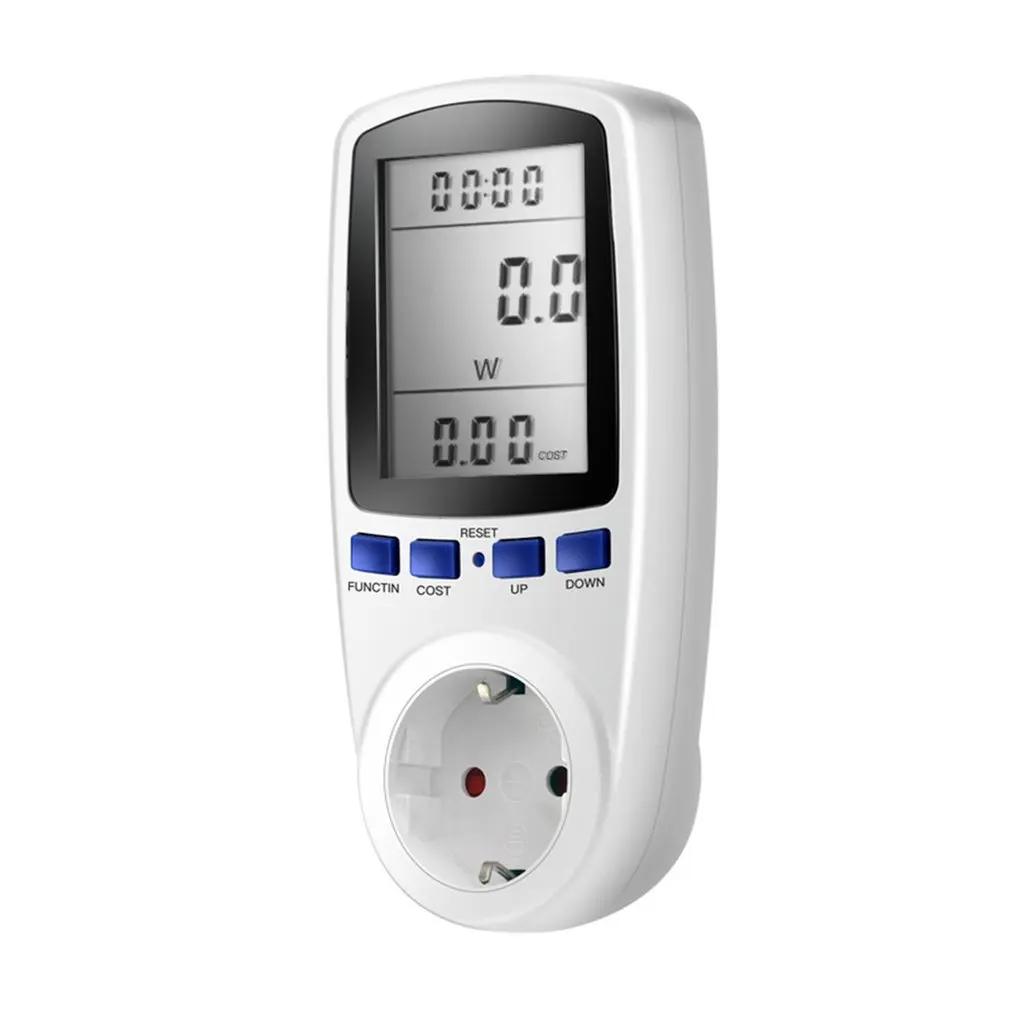 KWE-PMB01 Zástrčku Digitálne Napätie Wattmeter Spotreba W Energie Meter AC Elektrickej energie Analyzer Monitor