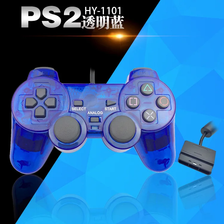 Káblové Gamepad pre Sony PS2 Radič pre Mando PS1/PS2 Ovládač pre plasystation Dvojité Tlmenie Vibrácií Joypad Káblové Controle