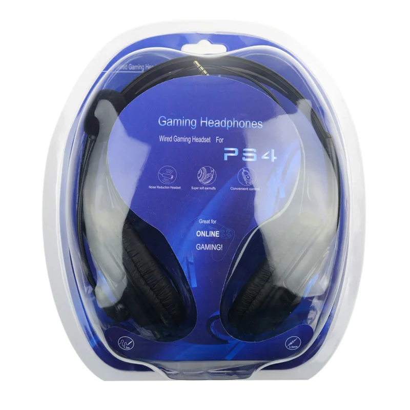 Káblové Herné Headset Slúchadlá Slúchadlá s Mikrofónom, Stereo Večeri Basy pre Sony PS4 pre PlayStation 4 Hráčov