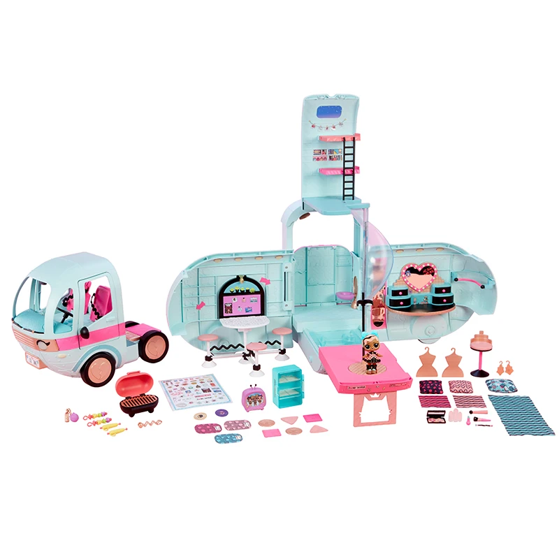 L. O. L PREKVAPENIE ! LOL Prekvapenie hračky, Bábiky DIY 2-v-1 Bus Kreslený obrázok Hračky roztomilý chlapec dievča Narodeniny hračka Dary