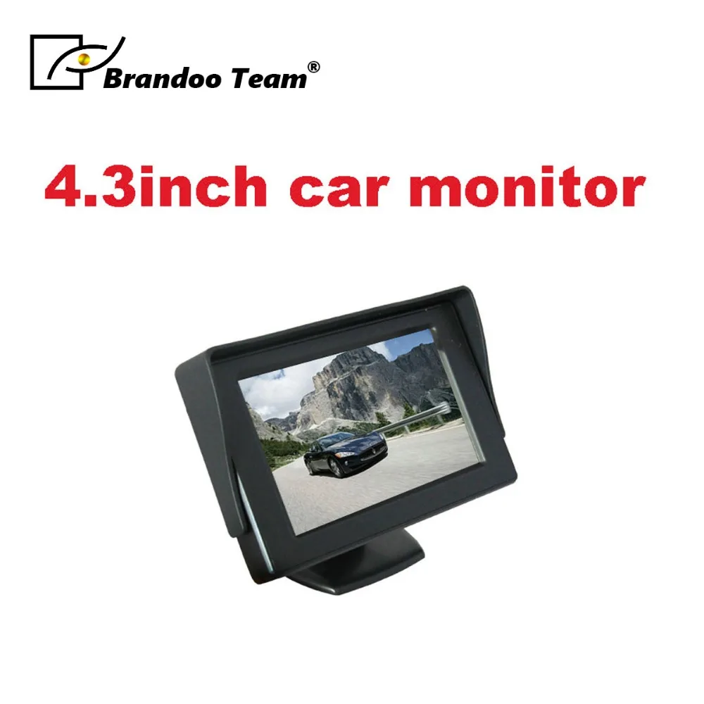Lacné 4.3 palcový LCD monitor pre auto,taxi,mini bus použitie