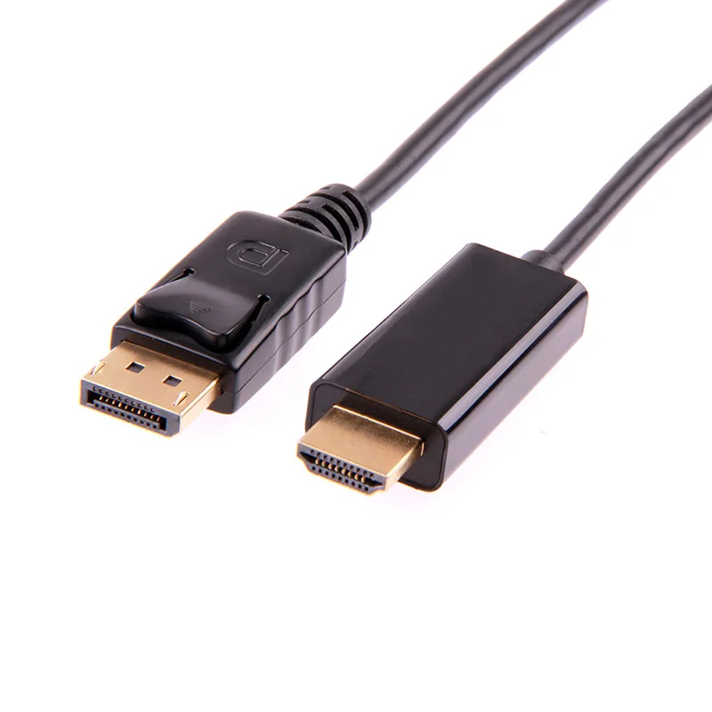 Larryjoe 100ks 1,8 M / 6 3M 10 FT DisplayPort Display Port DP Samec na HDMI Samec M/M Kábel, Adaptér pre MacBook Air Monitor Dell