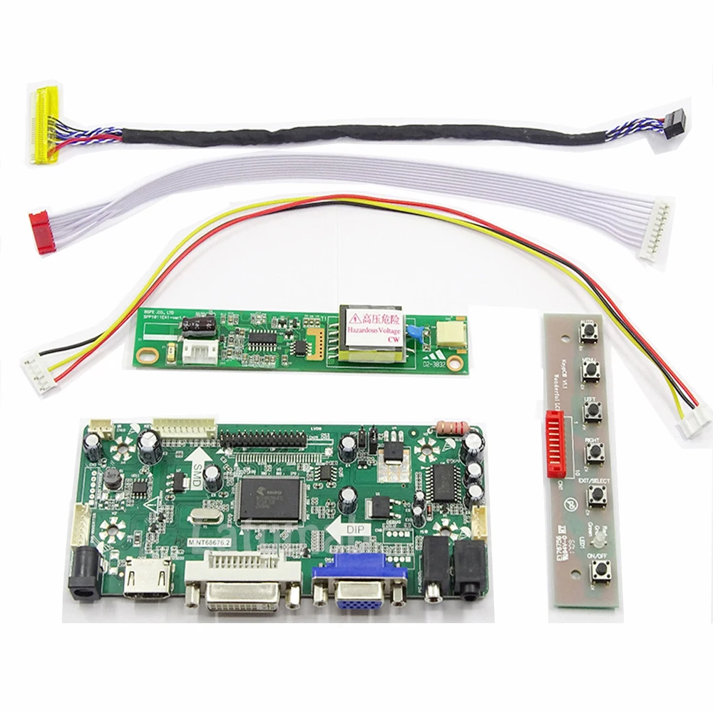 Latumab Nové LCD LED Regulátor Rady Driver kit pre LP156WH1 TLA3 HDMI + DVI + VGA