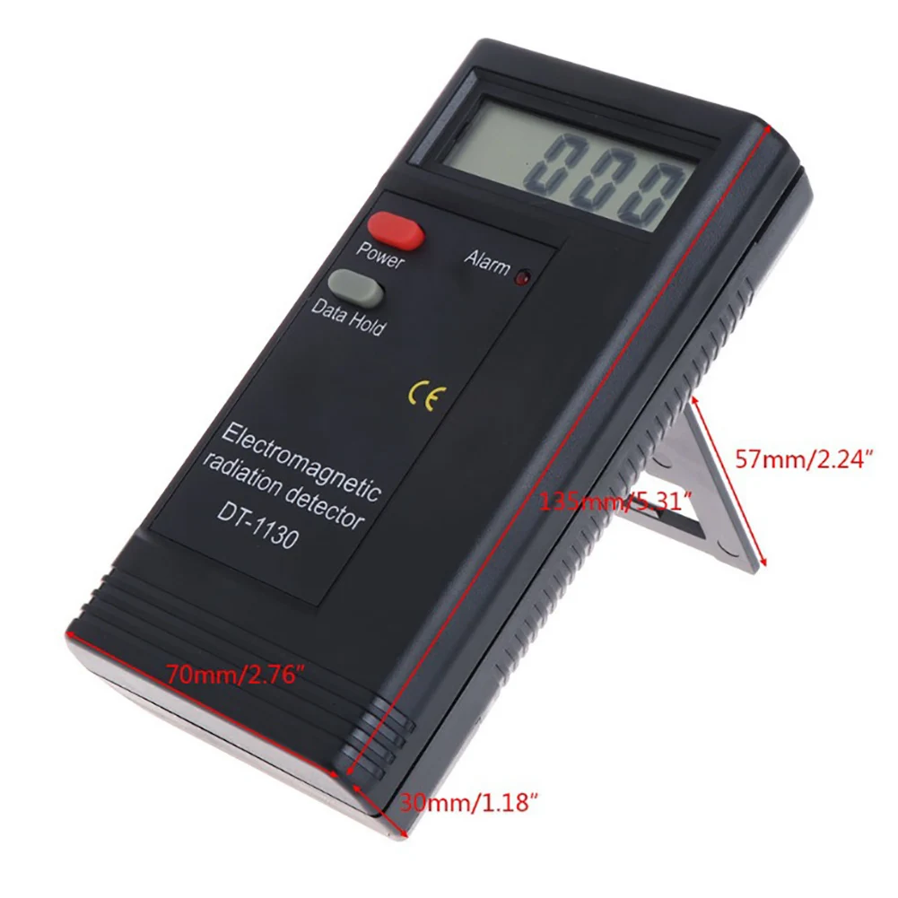 LCD Digitálny Elektromagnetického Žiarenia Detektor Multi-funkčné EMF Meter Dozimeter Meter Tester Opatrenie Zariadenia 50Hz