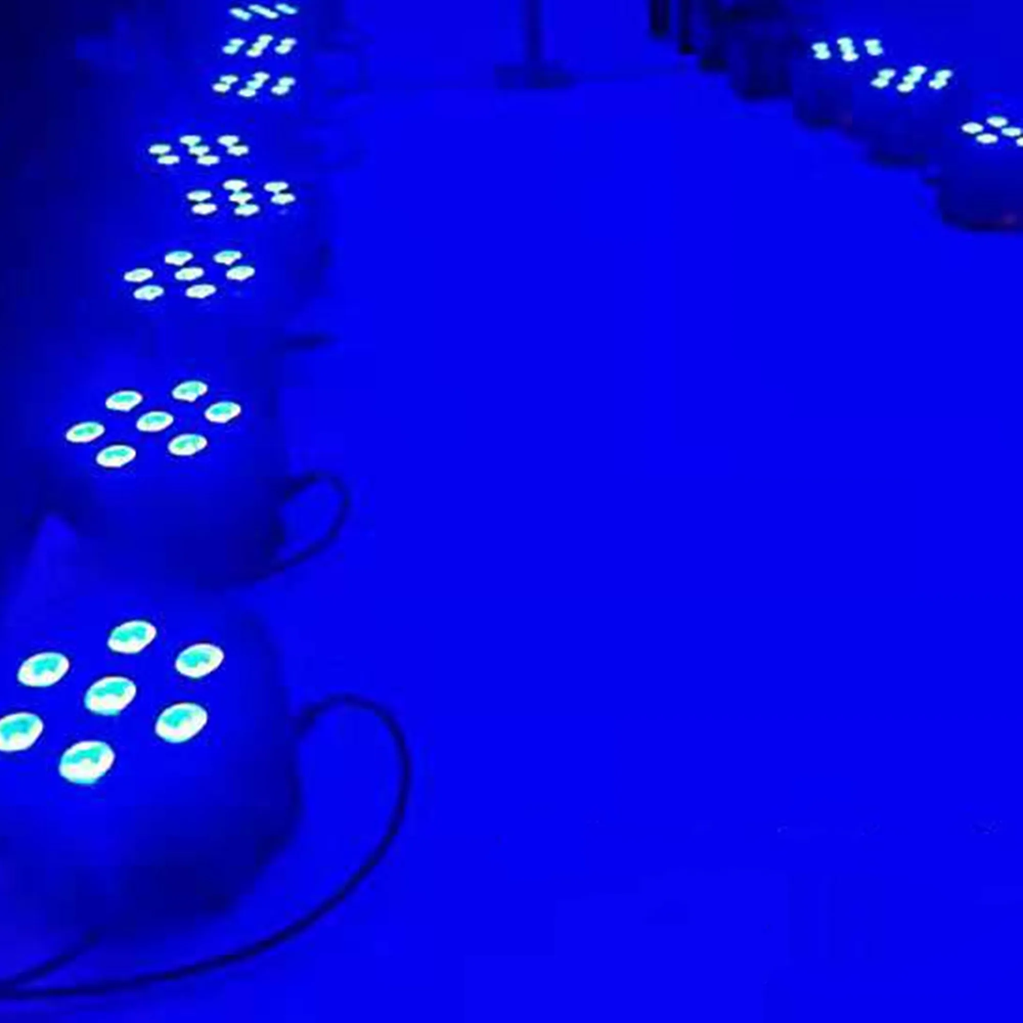 LED 7x18W RGBWA+UV Par Svetlo s DMX512 IN/OUT a Energie V & Z 6in1 fáze svetelný efekt pre Umývanie Účinok, DJ, disco