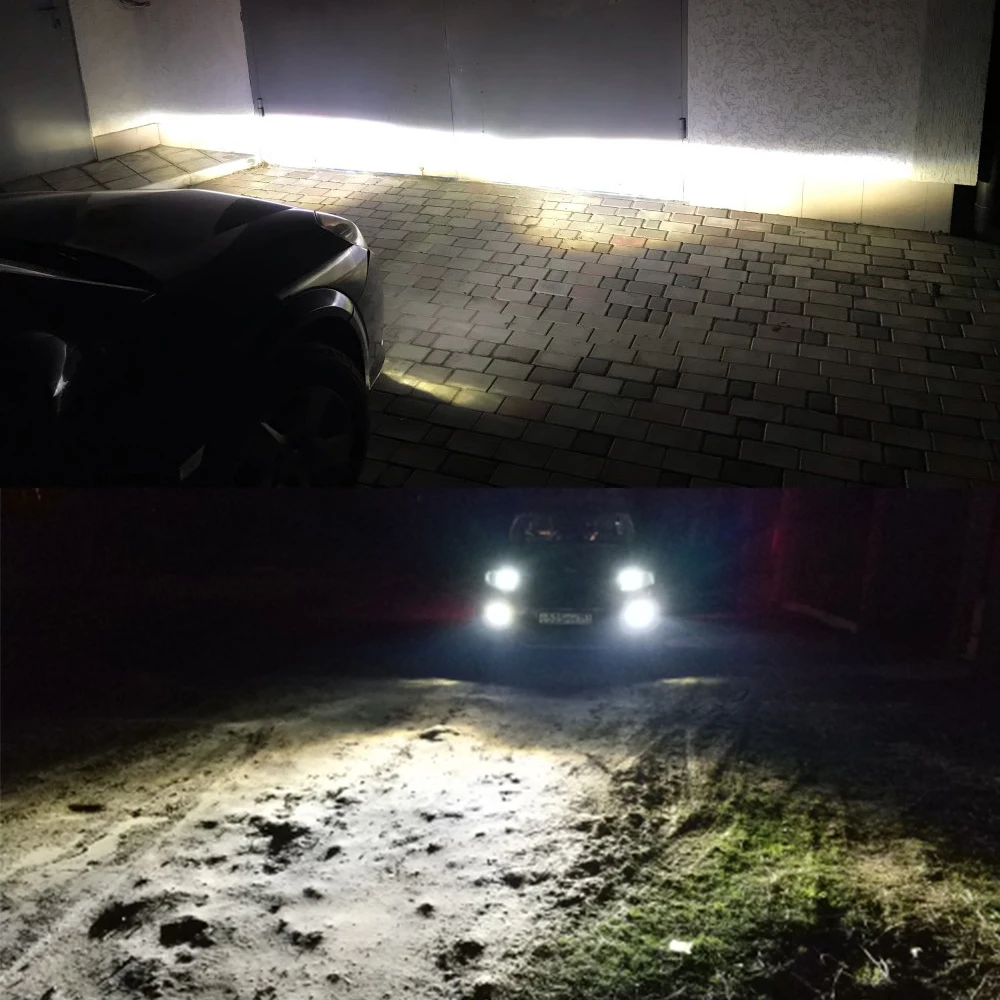 LED Hmlové Svetlo Montáž Na Citroen DS3 2009-2018 Auto Predný Nárazník Objektív Hmlové Svietidlo DRL Denné Beží Svetlo H11 12V