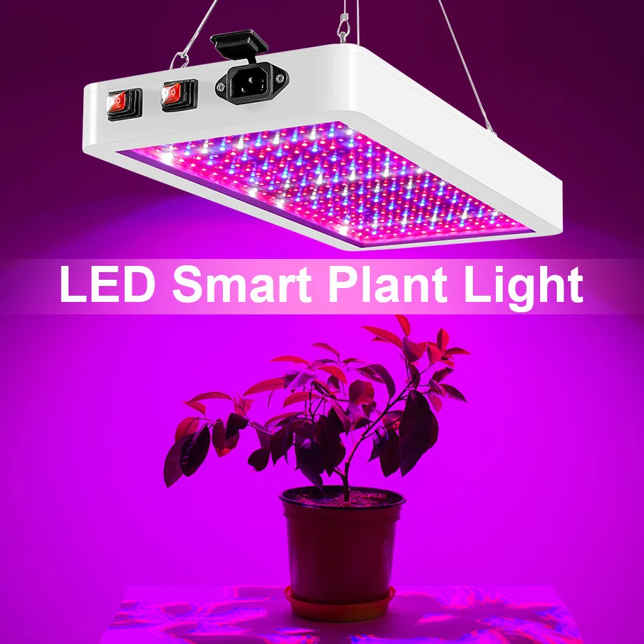 LED Rásť Svetlo 100W 200W celé Spektrum Phytolamp Nepremokavé 216/312 Led Rastlín Lampa AC85-265V Pre Sadeníc Kvetov Rastliny Rastu