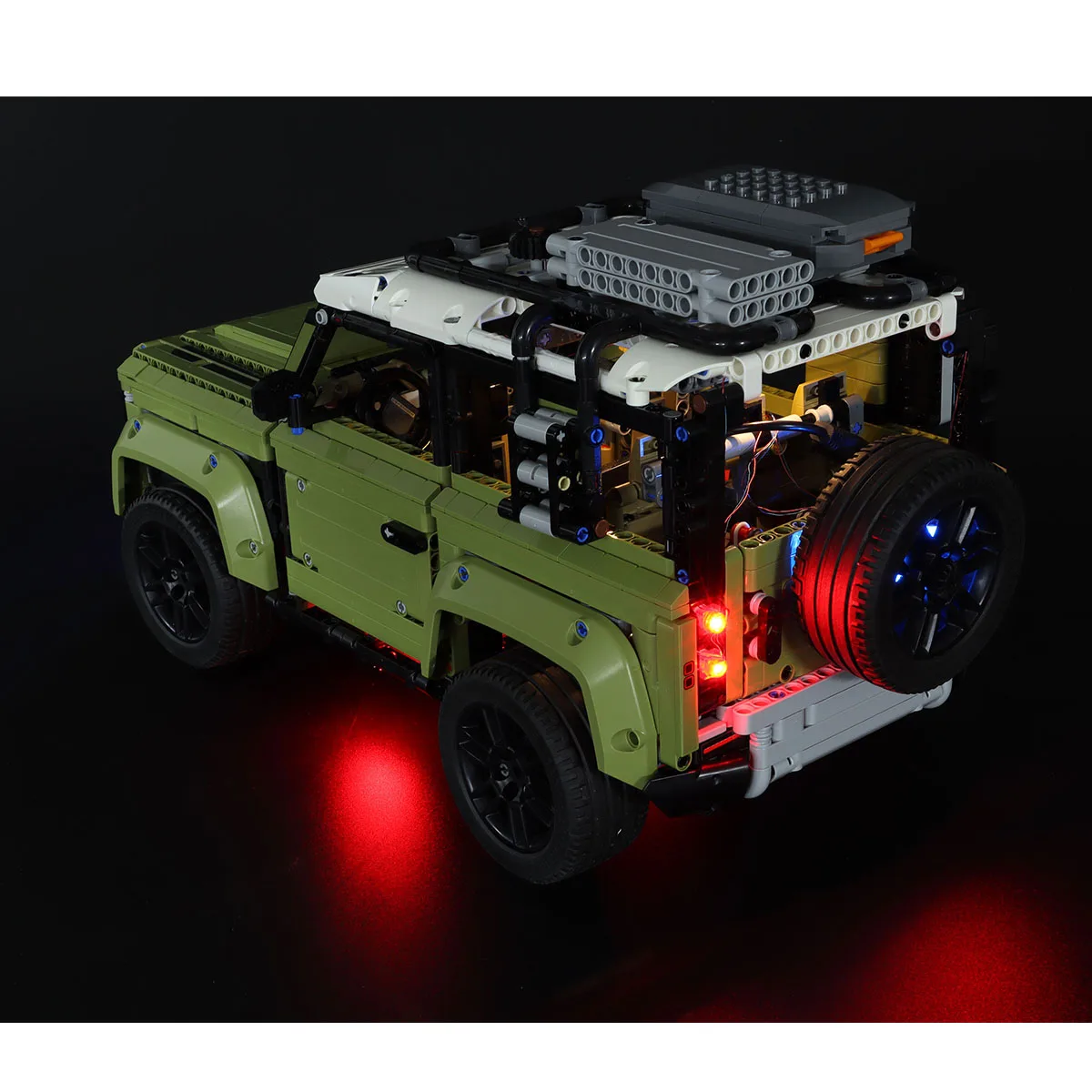 LED Svetla Kit Pre 42110 Technic Série Pre Defender Car Model Stavebné Bloky (Iba Svetlo v cene) Rýchle dodanie