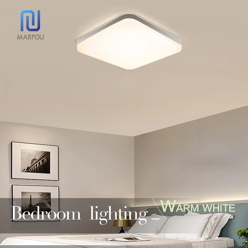 LED Svetlo Domov Moderný Panel Svetlo Stropné Svietidlo Prirodzeného Svetla Teplá Biela Studená Biela Kruhové Námestie Obývacia Izba, Spálňa, Kuchyňa