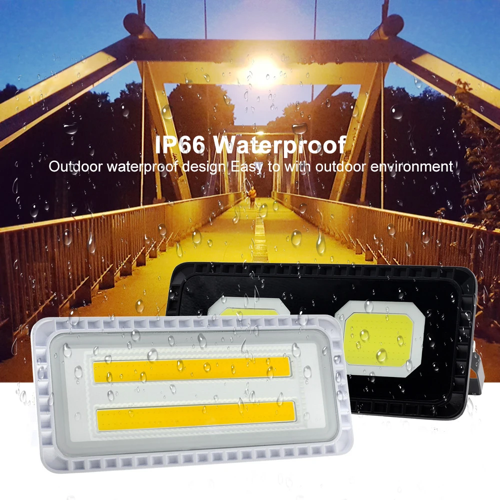 LED Svetlomet AC220V 200W Vonkajšie LED Flood Svetlo Reflektorov, IP66 Nepremokavé Pouličné Lampy Krajiny Osvetlenie Biela/Teplá Biela