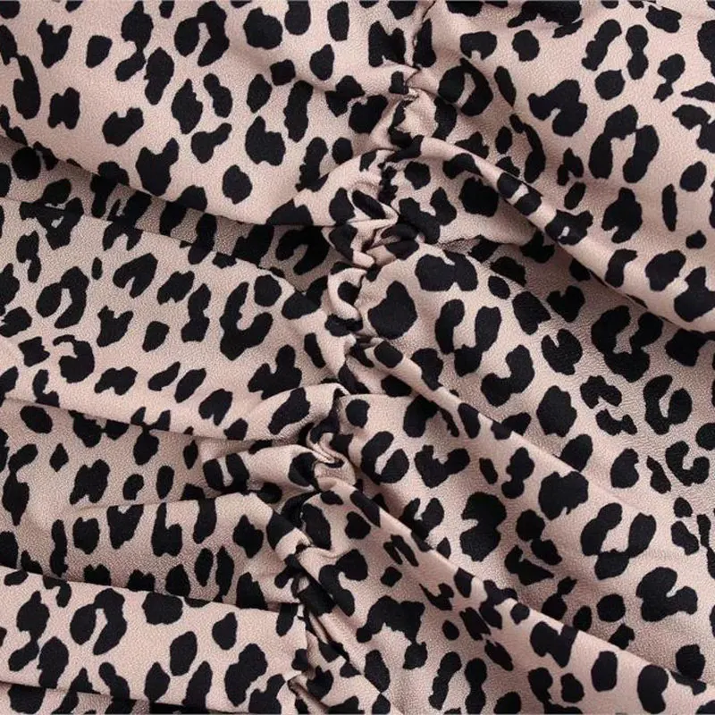 Leopard Tlač Dámske Zábal Sukne S Vysokým Pásom Sexy Mini Sukne Faldas Žena Zora Vicky Slim Bodycon Vintage Sukne Retro Spodnej 2020