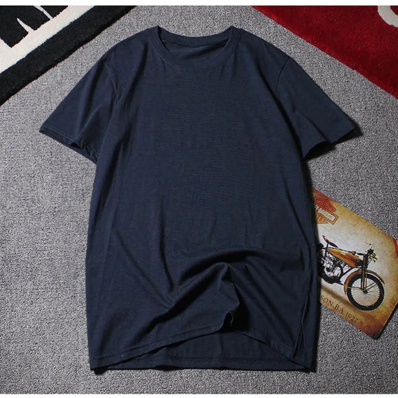 Letné pánske krátke rukávy T-shirt 10XL 9XL kolo krku polovicu rukávom šaty veľkosť T-shirt