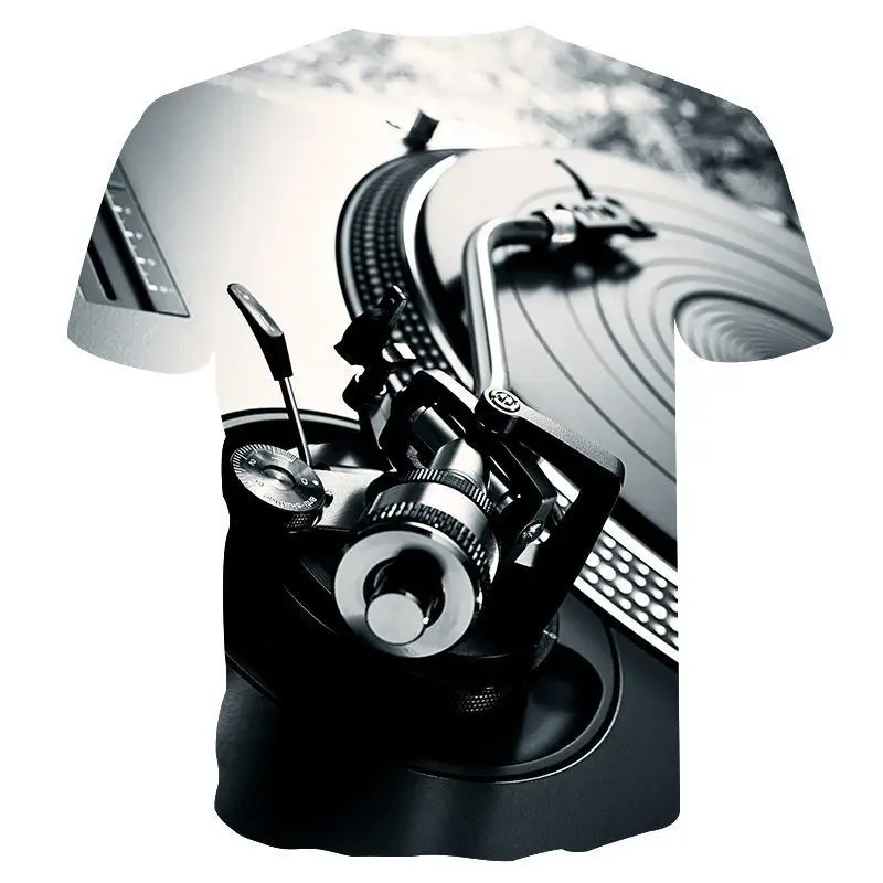 Letné pánske t-shirt Motocykel T-shirt Punk Oblečenie Retro Oblečenie Mechanické Tričko Topy Tees Mužov Zábavnej 3d t-shirt