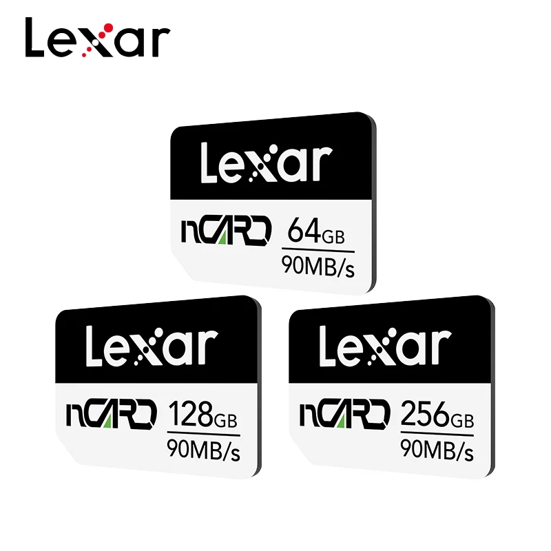 Lexar nCARD Micro SD Karty 128 gb kapacitou 256 GB Nano Card High Speed Flash TF Karta Max 90MB/s NM Pamäťovú Kartu Pre Huawei Mate 20 Mate 30