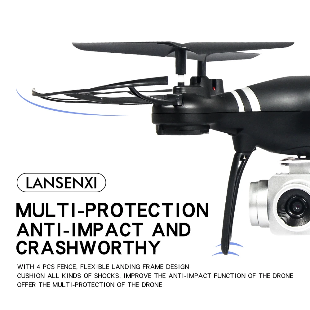 LF608 2,4 Ghz RC Drone 1080P Wifi FPV HD Kamera nadmorská Výška Podržte Jedno Tlačidlo Return/Vstupné/ vzlietnuť Bezhlavého RC Quadcopter Drone