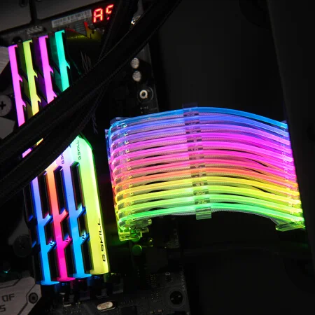 LIANLI Strimer Kábel RGB Doske Rozšírenie ATX,GPU Rozšírenie 8Pin,A-RGB PSU Predlžovací Kábel AURA SYNCHRONIZÁCIA PC Dekorácie