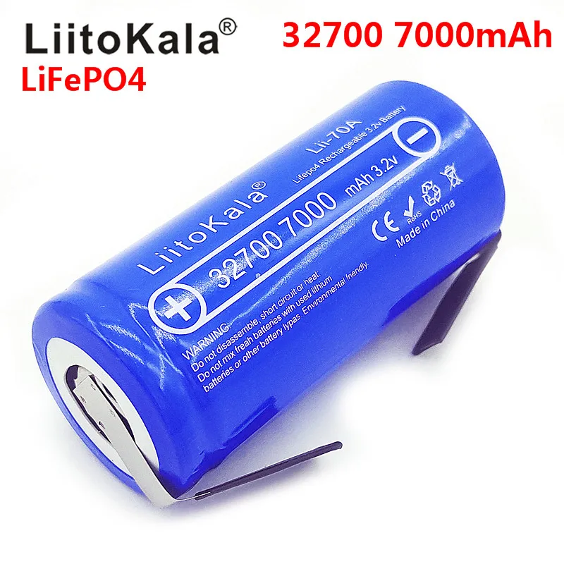 LiitoKala 3.2 v 32700 14ah 21ah 28ah 35ah Nabíjateľná Lifepo4 Vysoký Odtok 25ah 70A pre Batériu Diy Vozidla Elektrické Bicykle
