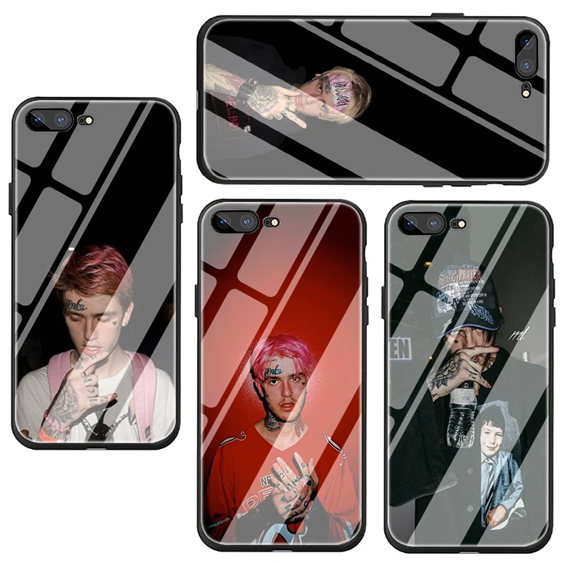 Lil Peep Tvrdeného Skla Telefón puzdro pre iPhone 5 5S SE 2020 6 6 7 8 plus X XR XS 11 pro Max