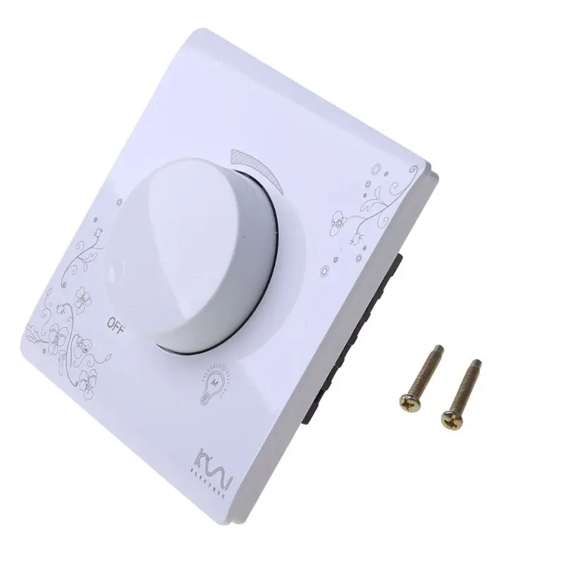 Luxusné Nástenné Dimmer Prepínač Slonovinová Biela Stručný Umenie Väzbe Light Switch AC 110~250V