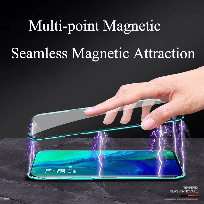 Magnetický Kovový obal Pre Samsung Galaxy S20 FE A51 A71 A21S M31 M51 M21 A30S A31 S10 S9 S8 Plus A50 A70 Poznámka 20 Ultra 10 Pro Lite
