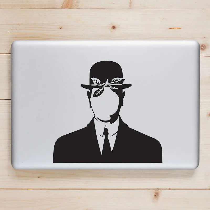 Magritte - Syn Človeka, Notebook Nálepka pre Macbook Odtlačkový Pro Air Retina 11 12 13 14 15 palcov Dell Mac Book Pokožky Notebook Nálepky
