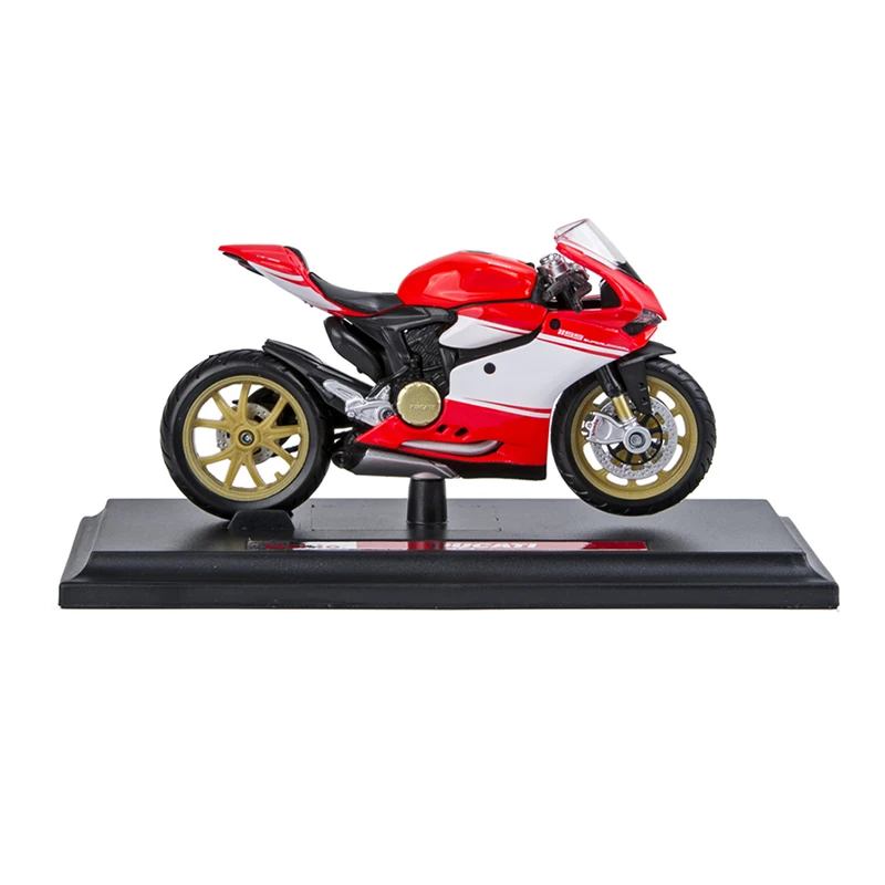 Maisto 1:18 Motocykel Modely Ducati 1199 Superleggera Red&White Diecast Moto Miniatúrne Závod Hračka Pre Darčeková Kolekcia