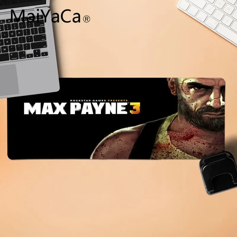 MaiYaCa chlapec darček Max Payne Úrad Myši Hráč Mäkká Podložka pod Myš Odolné Mäkkej Gumy Obdĺžnik Mousemat PC Počítač, Notebook Myší Mat