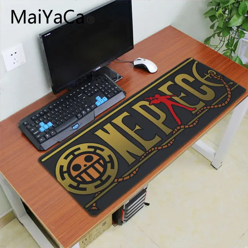 Maiyaca jeden kus logo vlajky Ploche Mousepad VEĽKÁ VEĽKOSŤ 700x300mm anime podložka pod myš XXL Trvanlivé tabuľky pre PC Anti-slip Mouse Mat