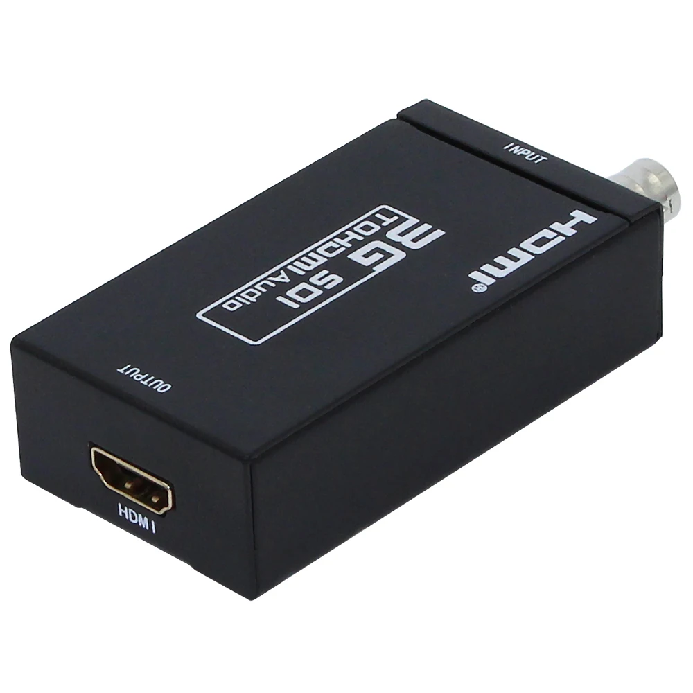Maloobchod Mini 3G HD SDI na kompatibilný s HDMI Prevodník Adaptér Podpora HD-SDI / 3G-SDI Signály Ukazujú na HDMI Displej Doprava Zadarmo
