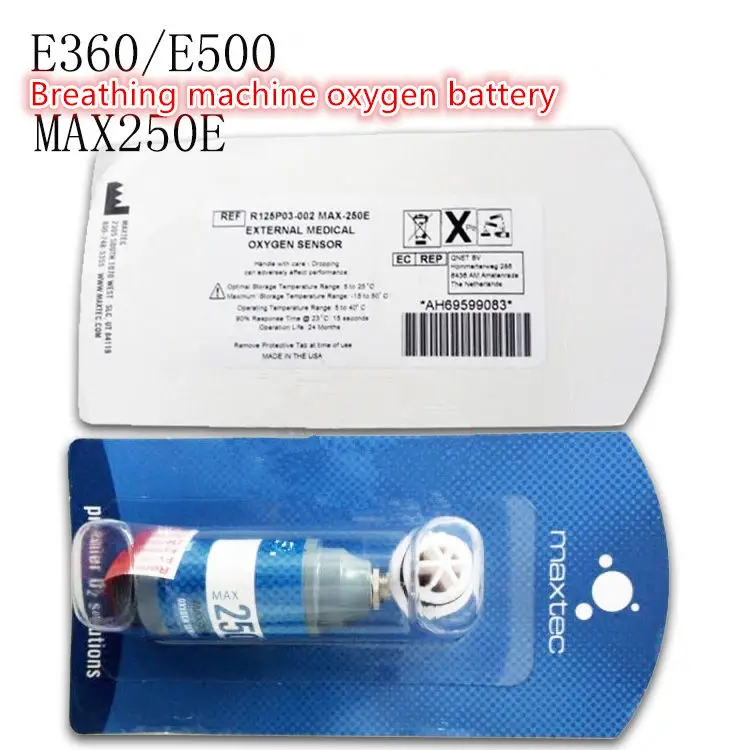 MAXTEC kyslíkový senzor MAX-250E kyslík, batérie NEWPORT dusnatého bunky kyslíkový senzor MAX250E pre E360/E500