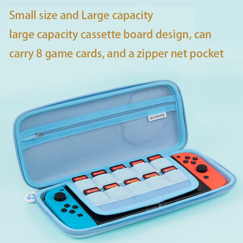 Mačací Pazúr Designer pre Nintendo Prepínač Taška Prenosná Skladovanie Prípade Hard Shell Box Nintend Prepínač Lite Taška NS NX Konzoly Kryt