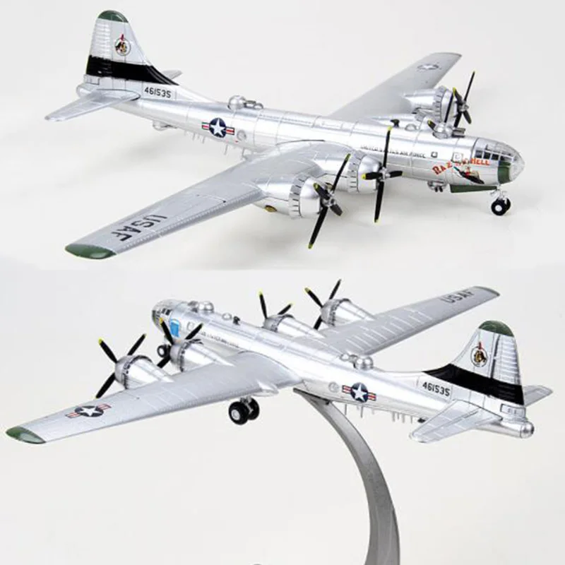 Mierka 1/144 B-29 B29 strategický Bombardér druhej svetovej VOJNY lietadlo lietadlo DIECAST modely dospelých, deti hračky displeji zobraziť zbierky