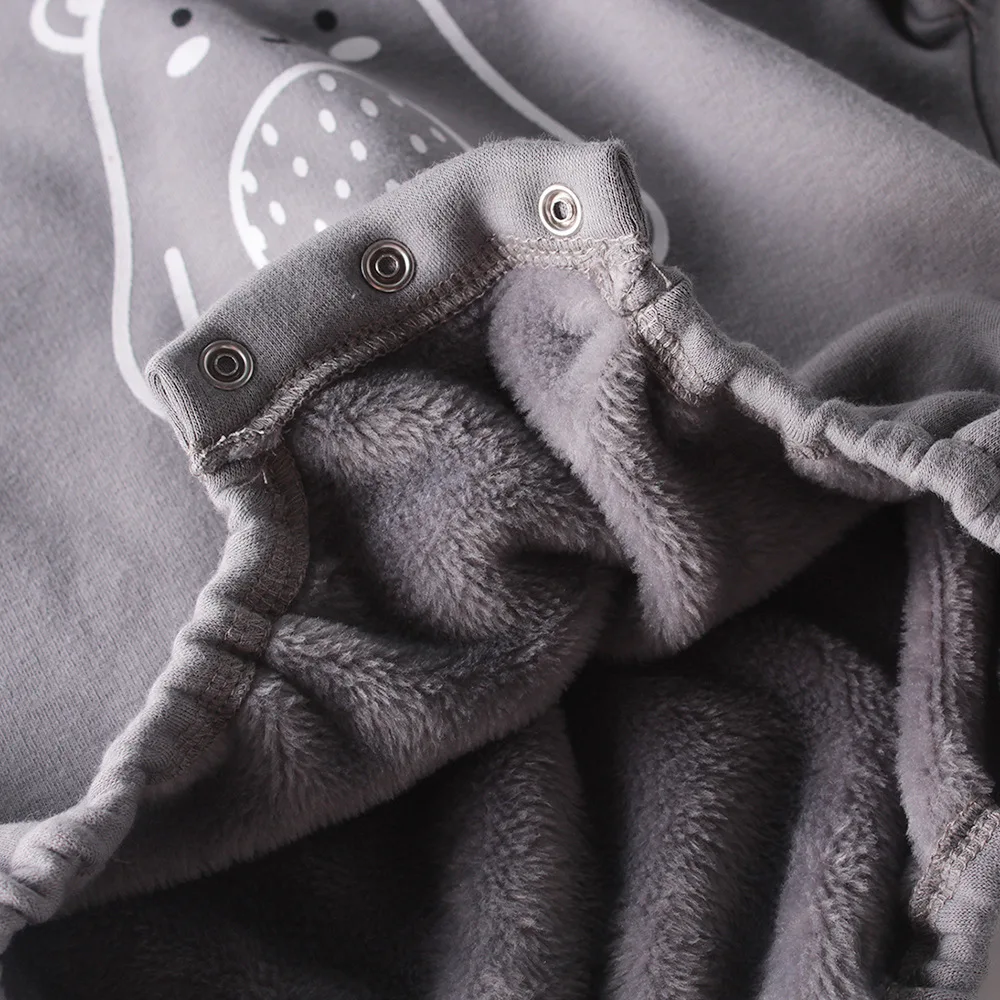 MILANCEL 2020 Zimné Zahustiť Podšívka Baby Kombinézach Obal, Dizajn Bavlny dieťa Jumpsuit S Kapucňou, Milé Deti Oblečenie