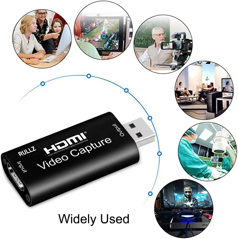 Mini 4K Audio Video Capture Karty 1080P HDMI USB Hra Nahrávanie Box pre PS4 DVD, TV Box Záznam, Podpora Live Streamingové Vysielanie