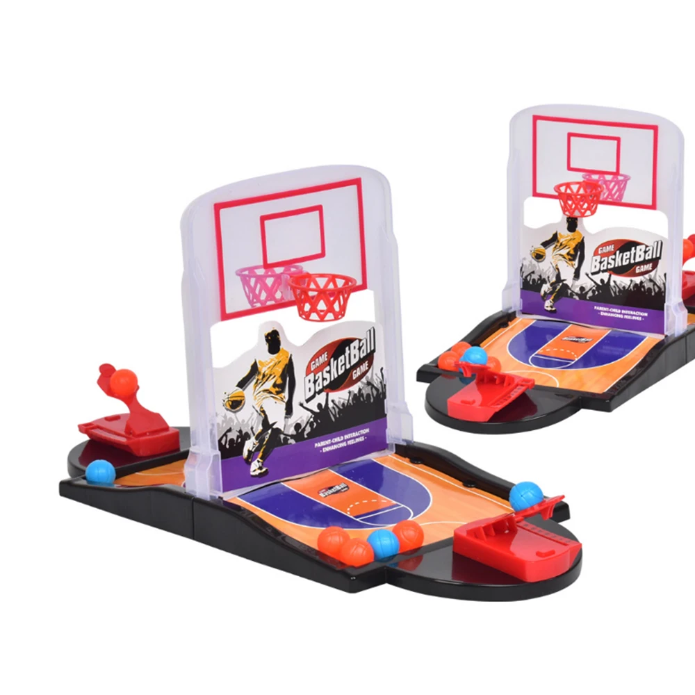 Mini Nový Basketbal Súdu, Dvojité Prst Vyhadzovanie Basketbal Basketbal Odpaľovacej Rampe Rodič-dieťa Interaktívne Desktop toys